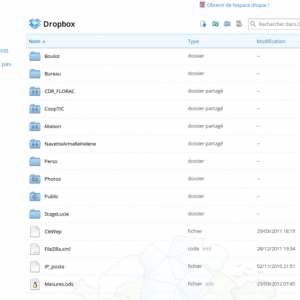 DropBox-Stockage et partage de fichiers